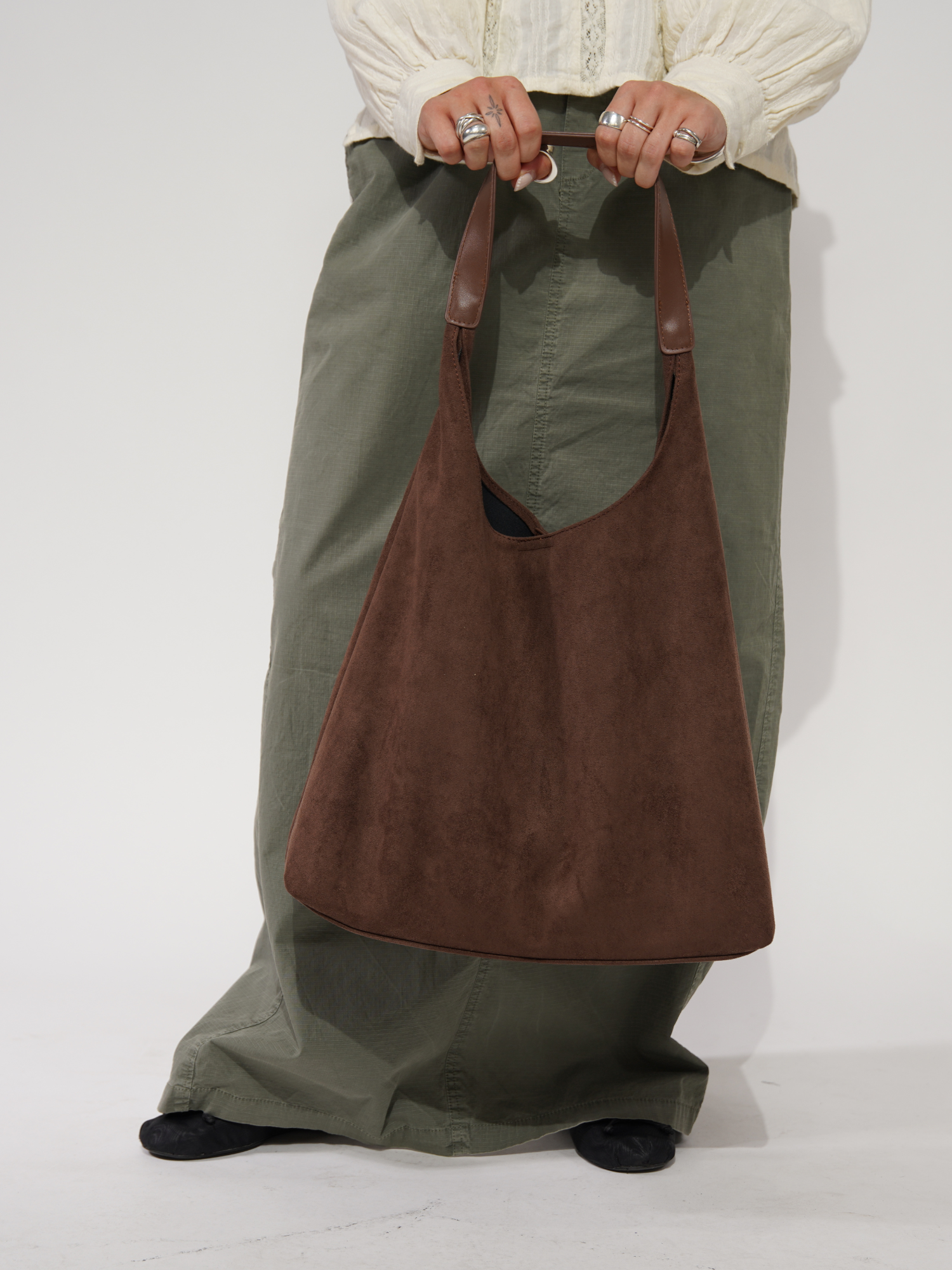 Dahl - Tagestasche aus Wildleder