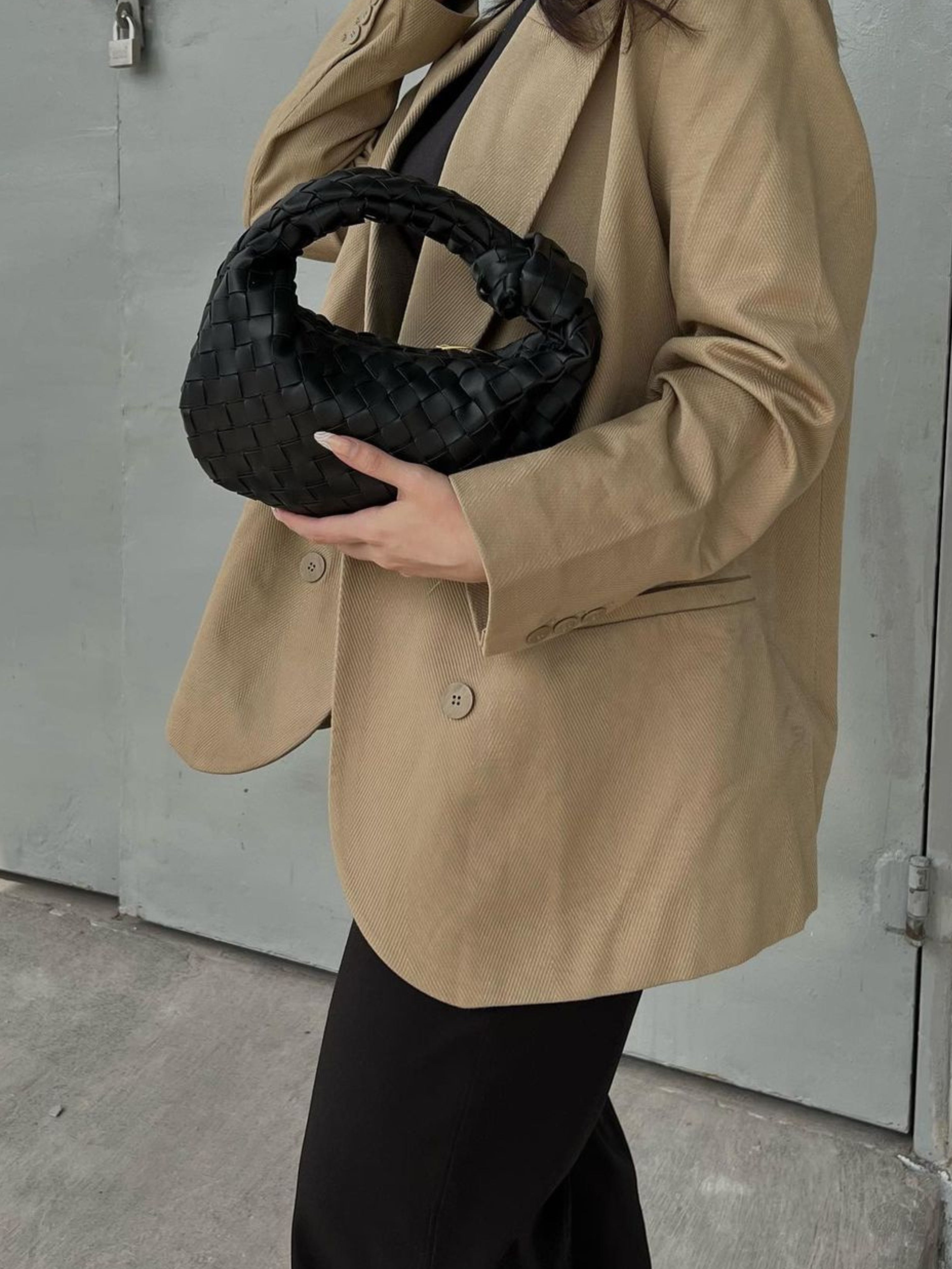 Esti - Geflochtene Mini Grifftasche