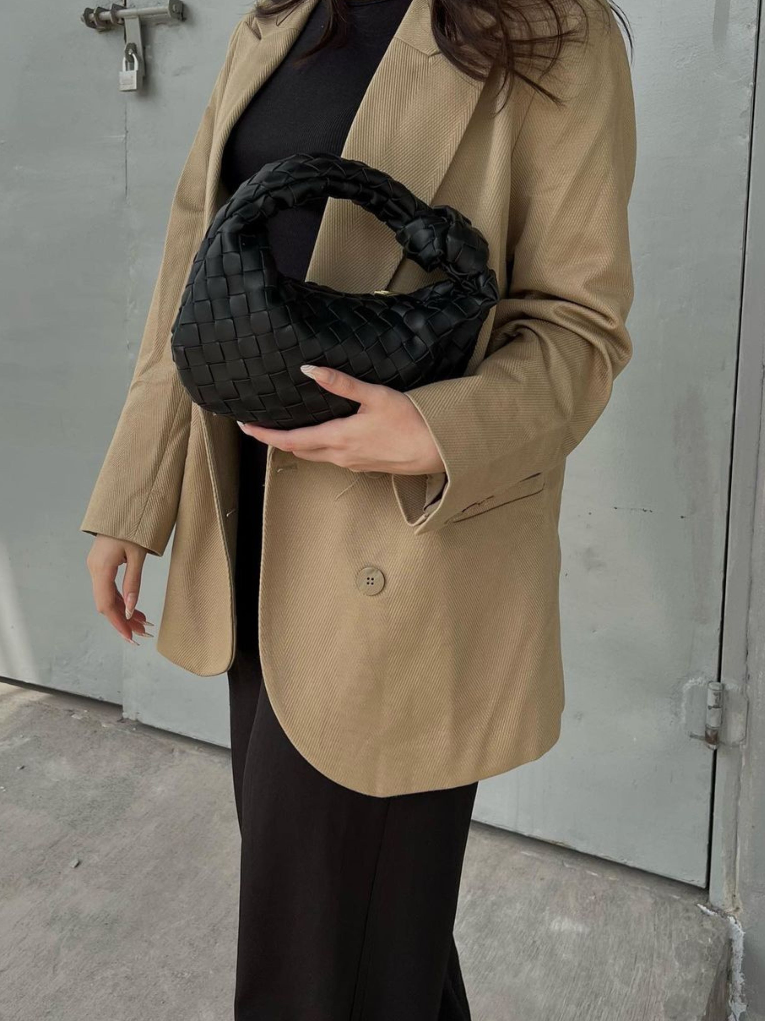 Esti - Geflochtene Mini Grifftasche