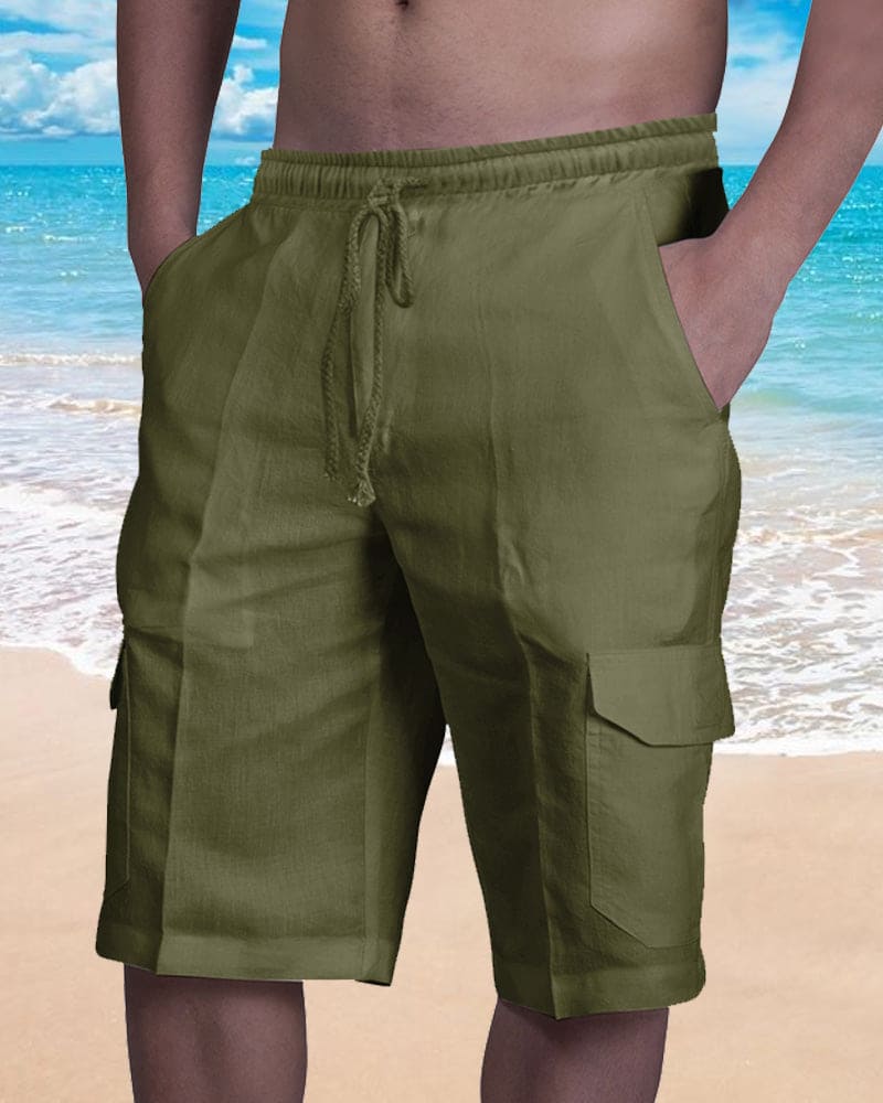 Hagen | Herren Leinenshorts