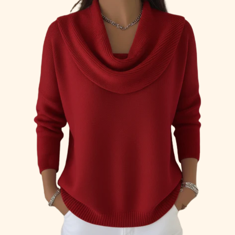 Emily – Eleganter Pullover mit Kragen