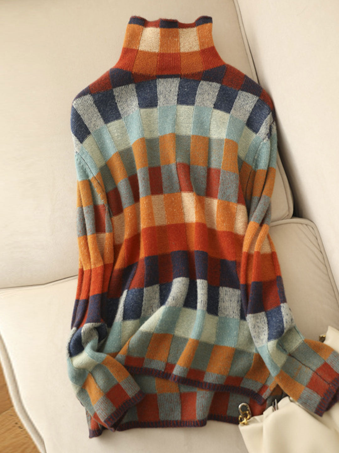 Caroline - Locker sitzender Rollkragenpullover