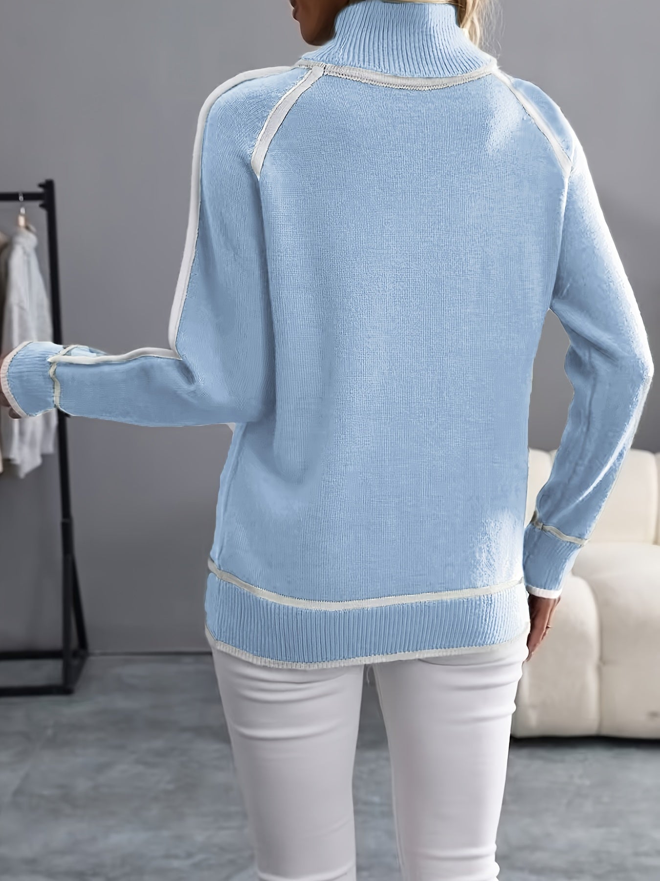 Janice - Pullover mit hohem Kragen