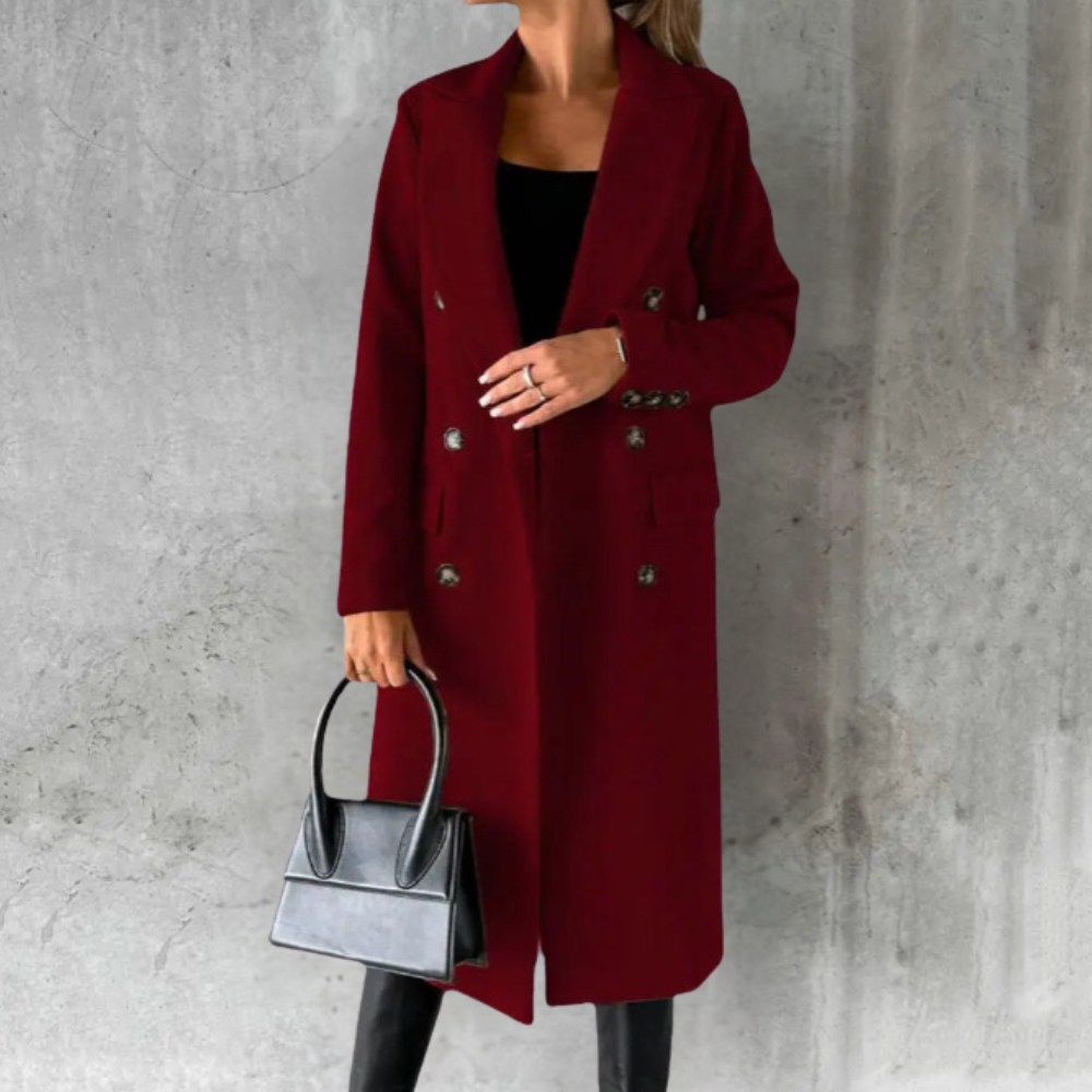 Aurelia – Luxuriöser Wolltrenchcoat