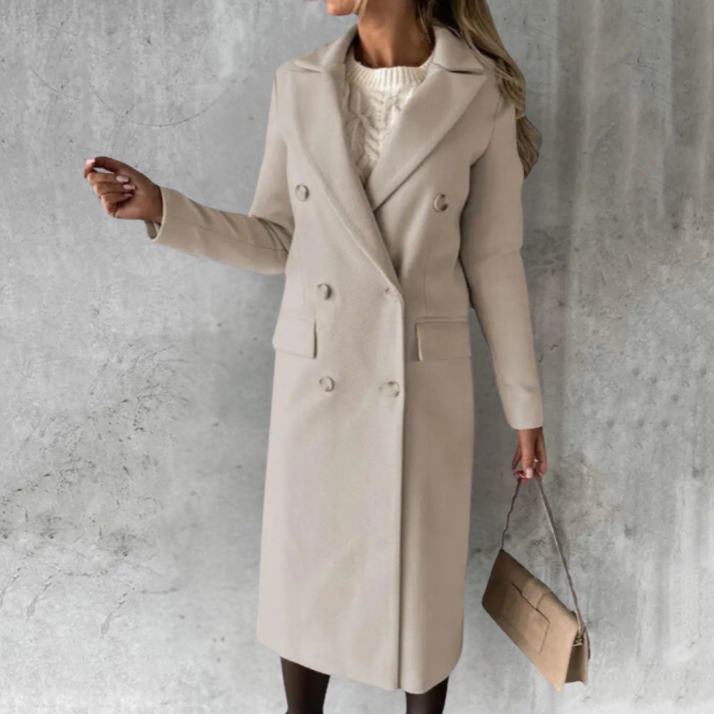 Aurelia – Luxuriöser Wolltrenchcoat