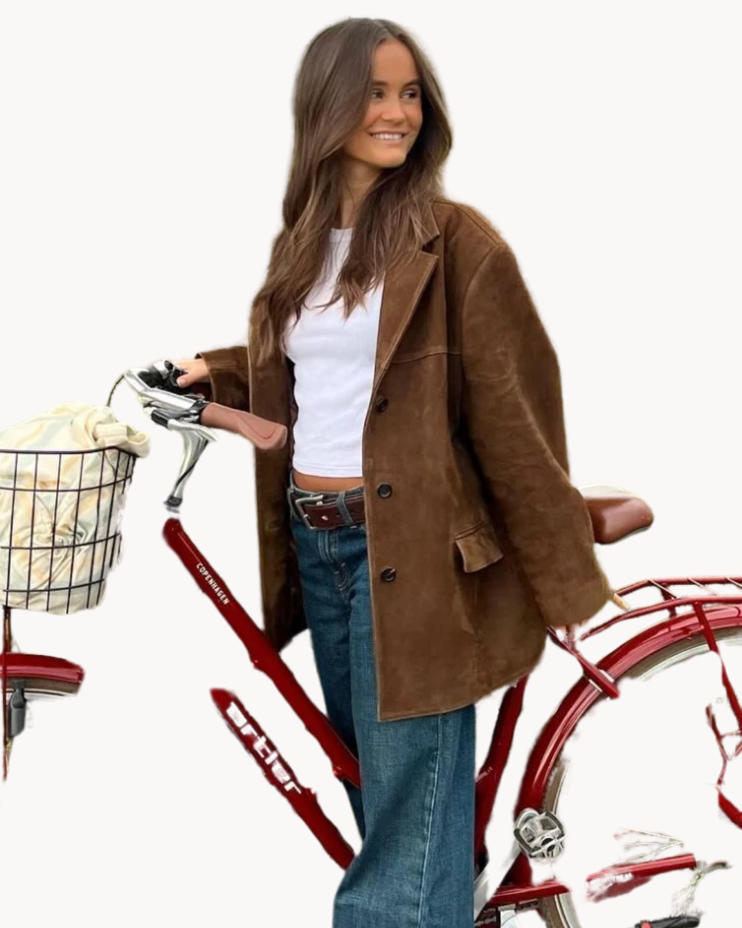 Paola Wildleder-Blazer