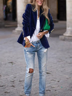 Isla - Eleganter Samtblazer