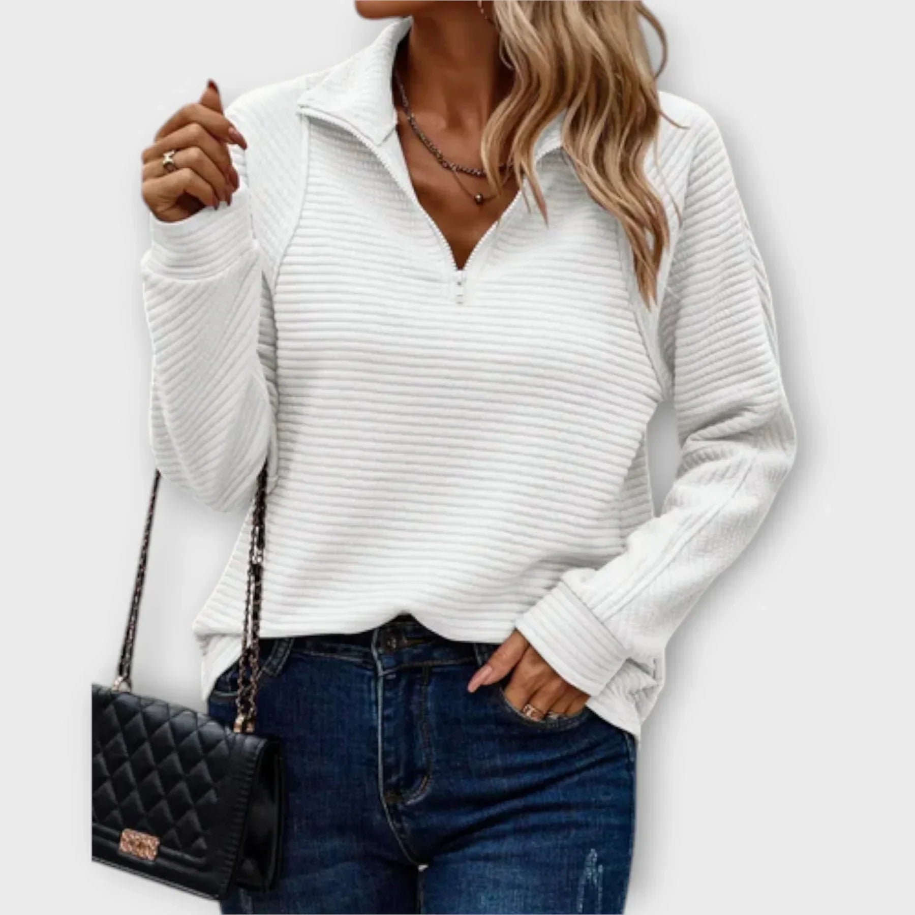 Olivia - Half-Zip-Pullover