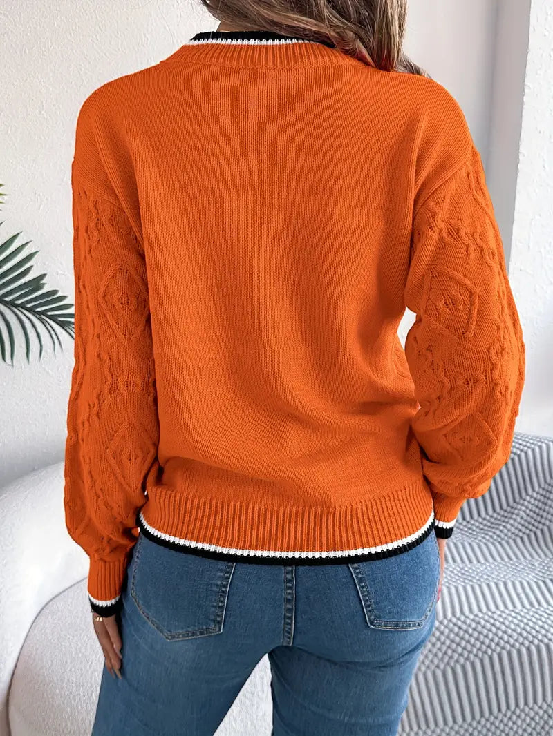 Verity - Eleganter gestreifter Pullover