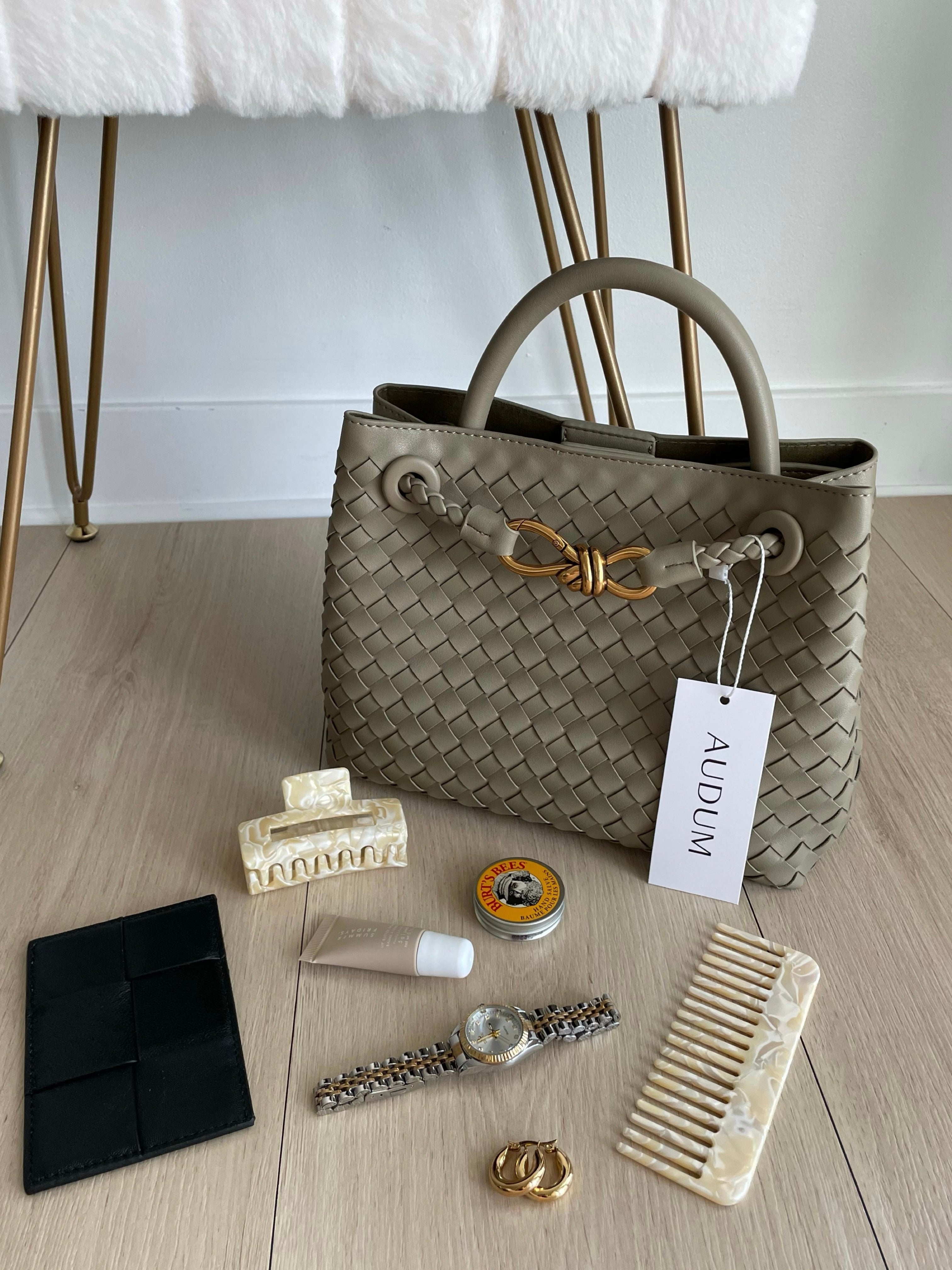 Hazelina - Gewebte Tasche klein