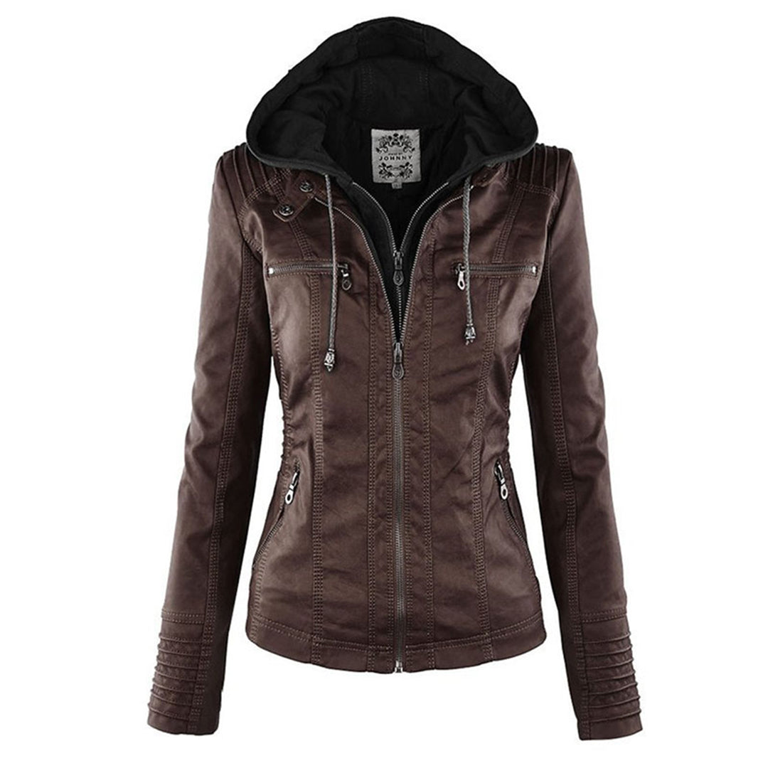 Gia - Leder-Bikerjacke