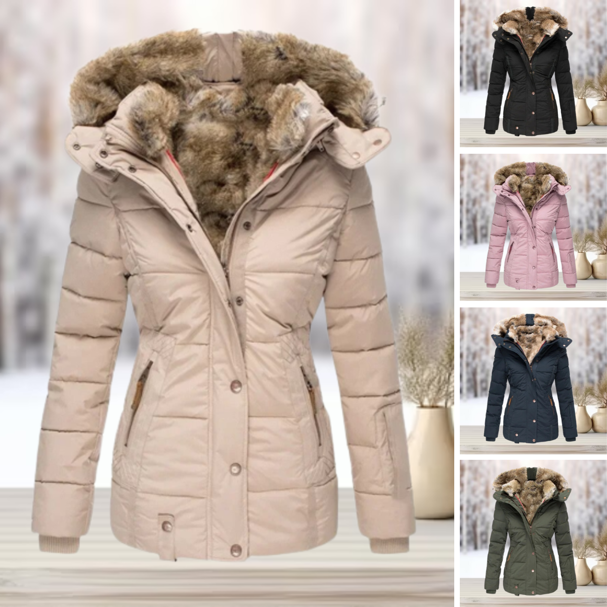 Andrea – Luxuriöse Winterjacke