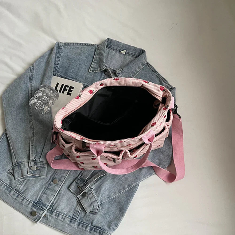 Rosie - Erdbeer-Einkaufstasche