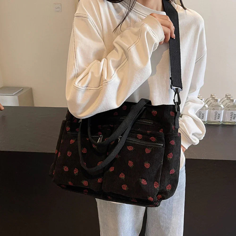 Rosie - Erdbeer-Einkaufstasche