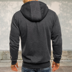 Sportliche Herren Kapuzenjacke mit Reißverschluss