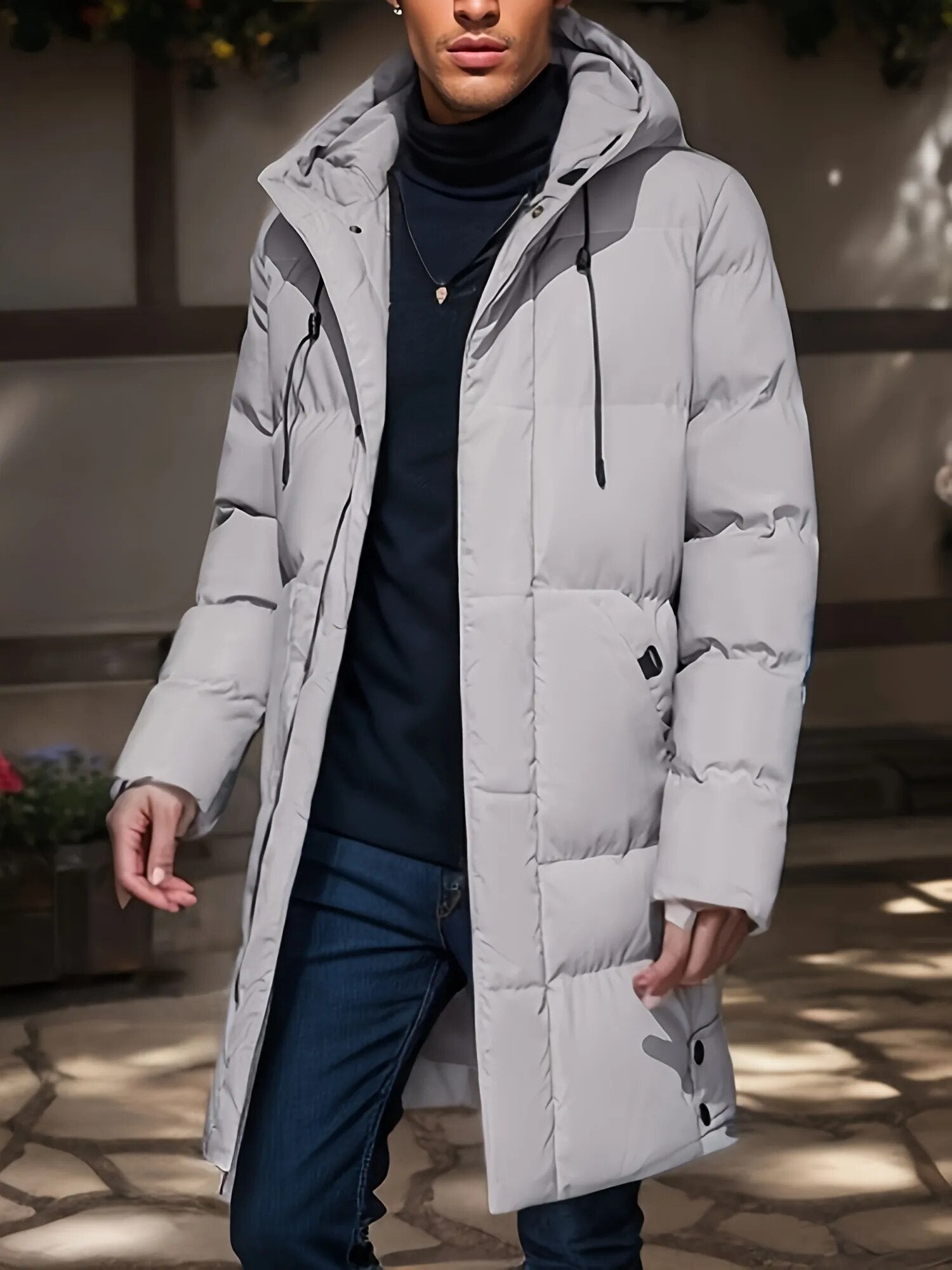 Lange Winterjacke für Herren - Wasserdicht und Warm