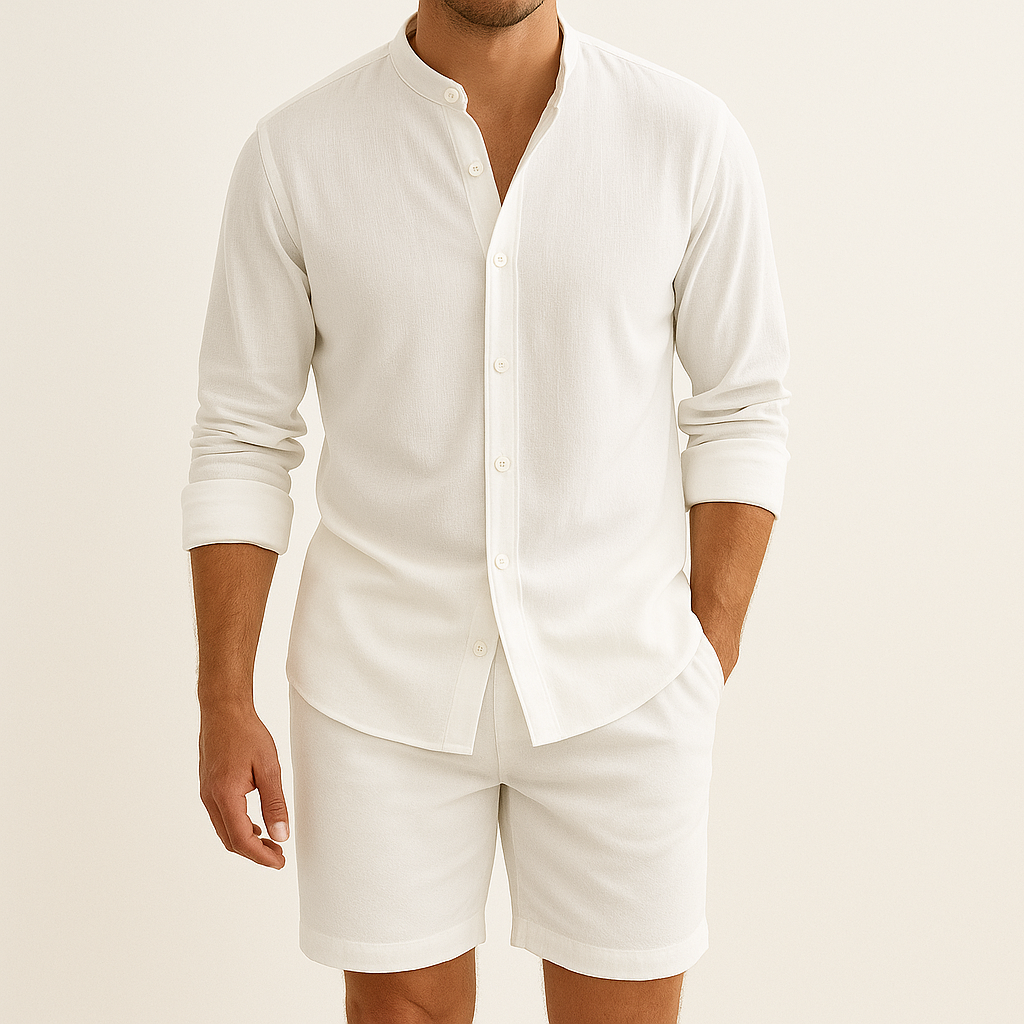 Entspanntes Herren Leinen Set