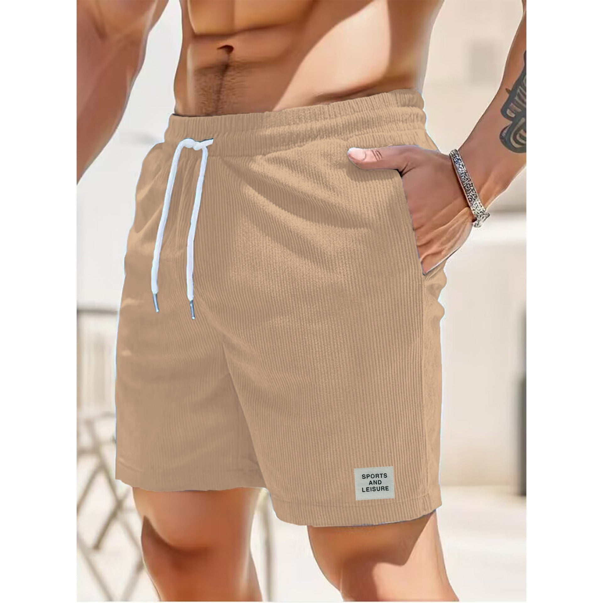 Davide | Herren Gestreifte Shorts
