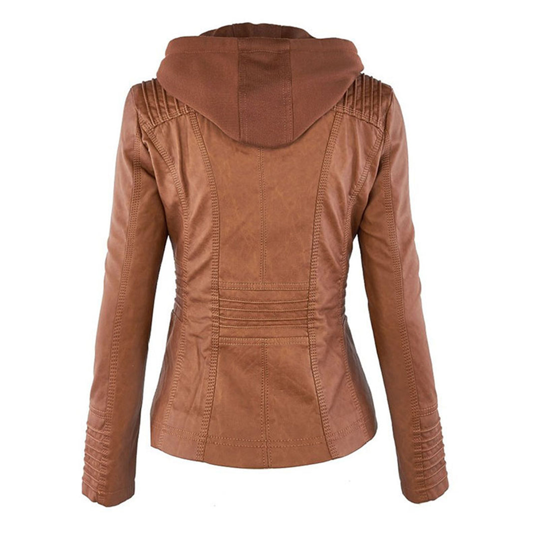 Gia - Leder-Bikerjacke