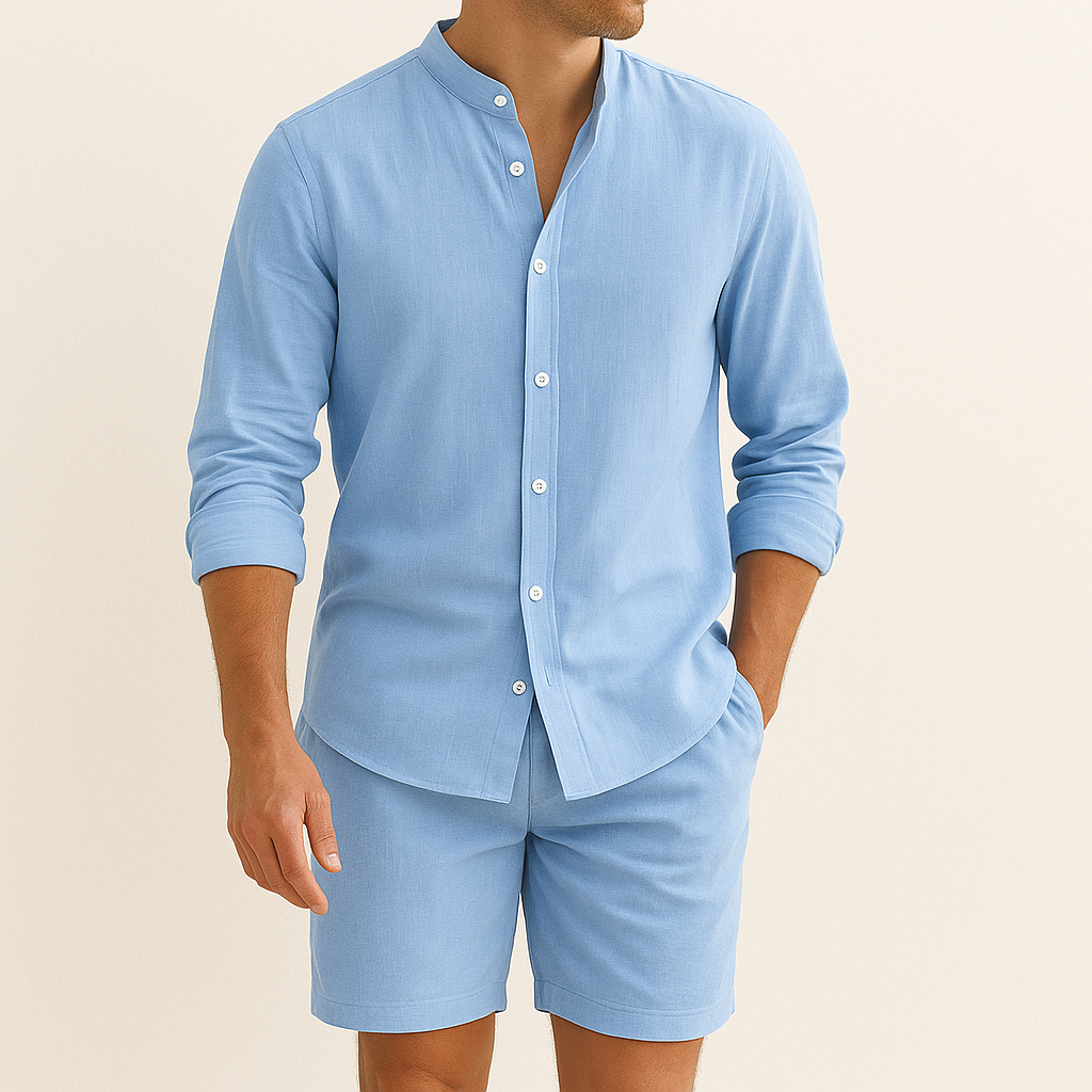 Entspanntes Herren Leinen Set