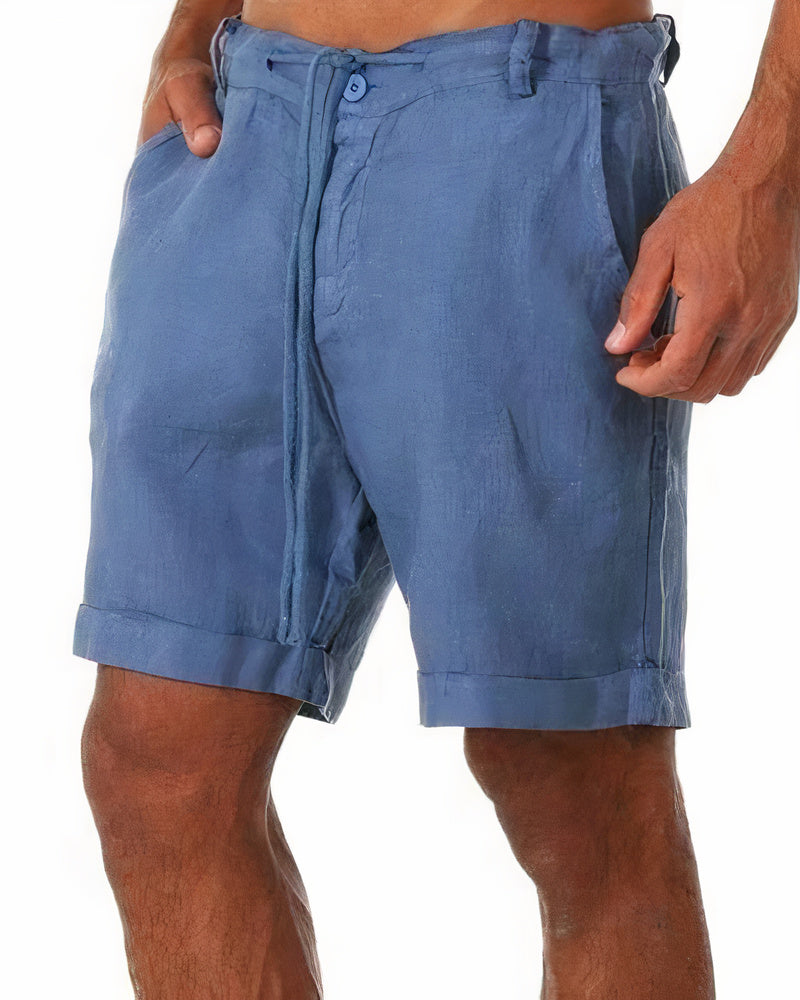 Yannick | Herren Leinen-Shorts