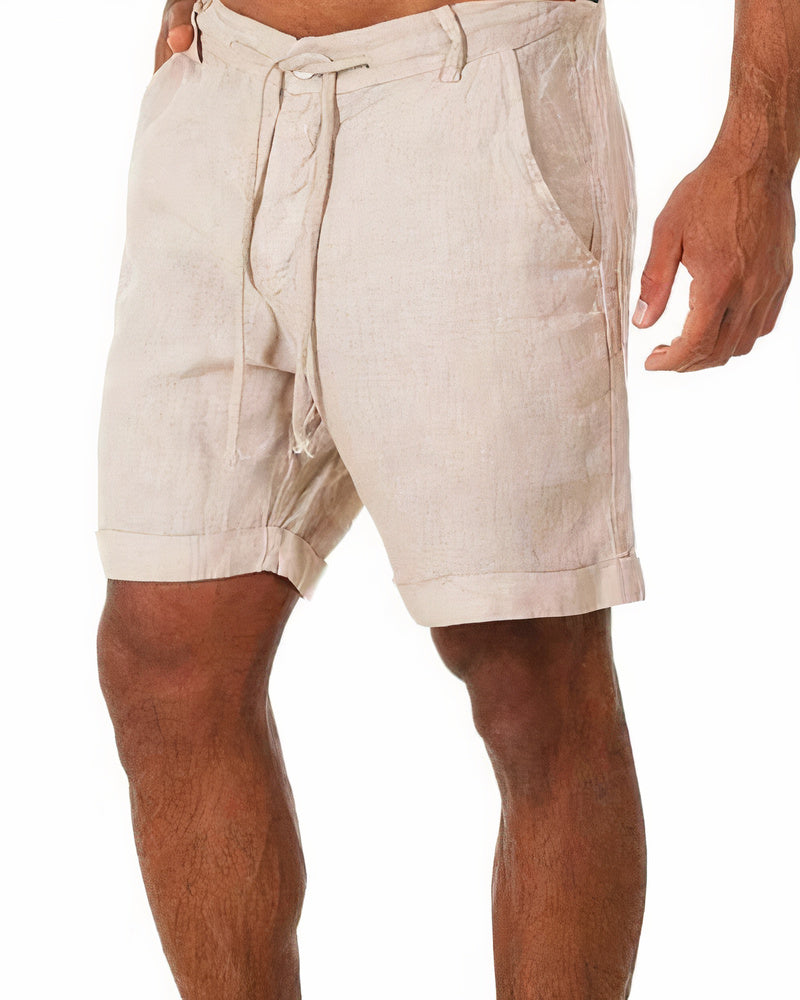 Yannick | Herren Leinen-Shorts