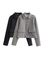 Lynn -  Button Jacke