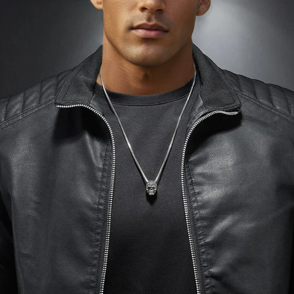 Adrean | Herren Klassische Lederjacke