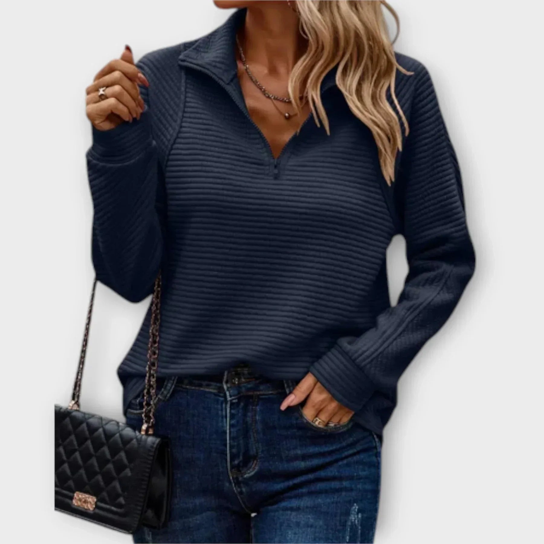 Olivia - Half-Zip-Pullover