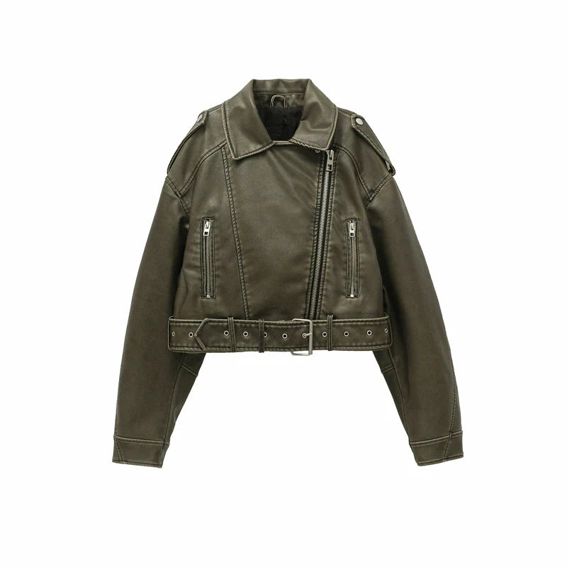 Alva - Leather Jacke