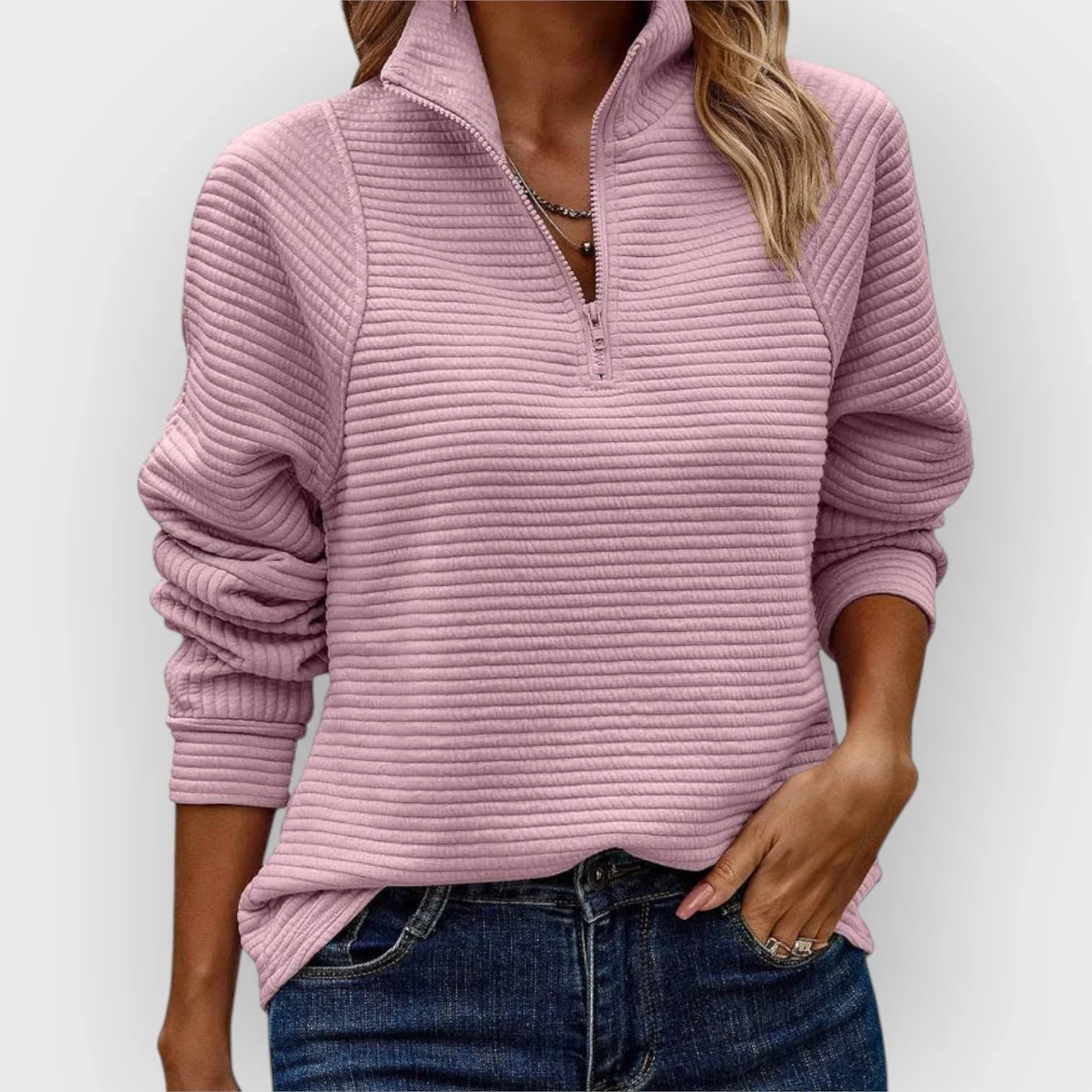 Olivia - Half-Zip-Pullover