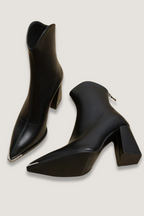 Michaela | Stiefel mit Chromspitze