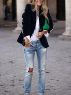 Isla - Eleganter Samtblazer