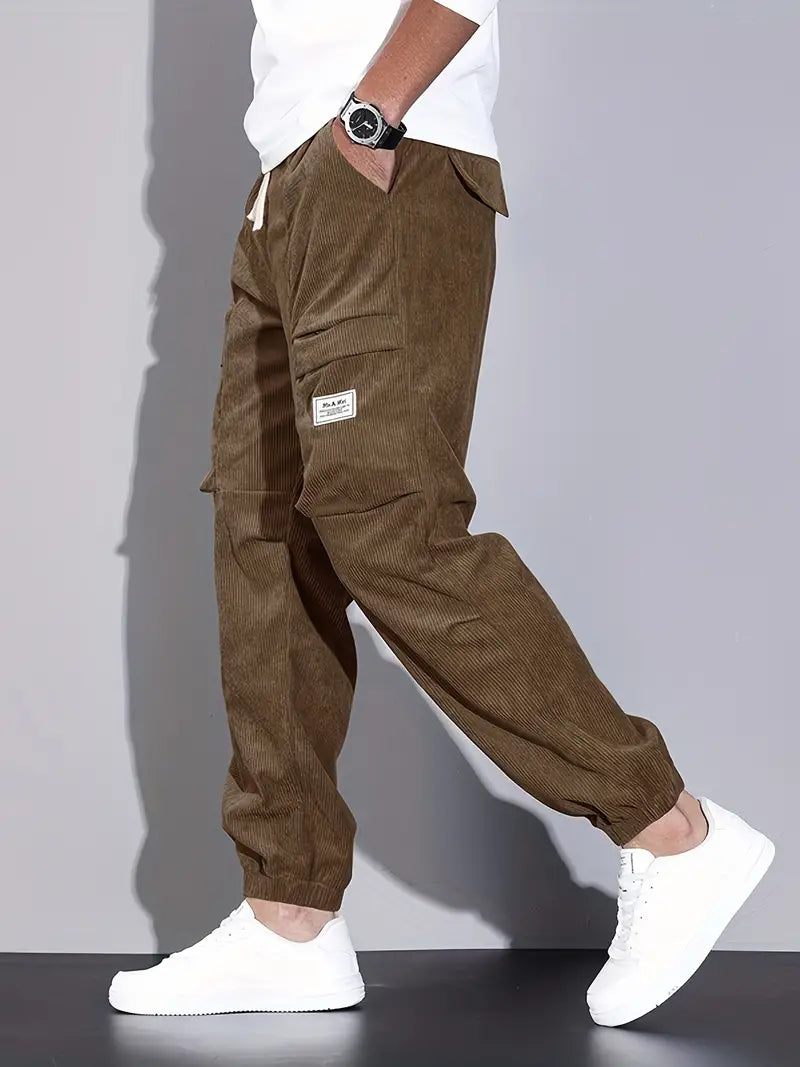 Brody | Herren Cargo-Jogginghosen aus Kord