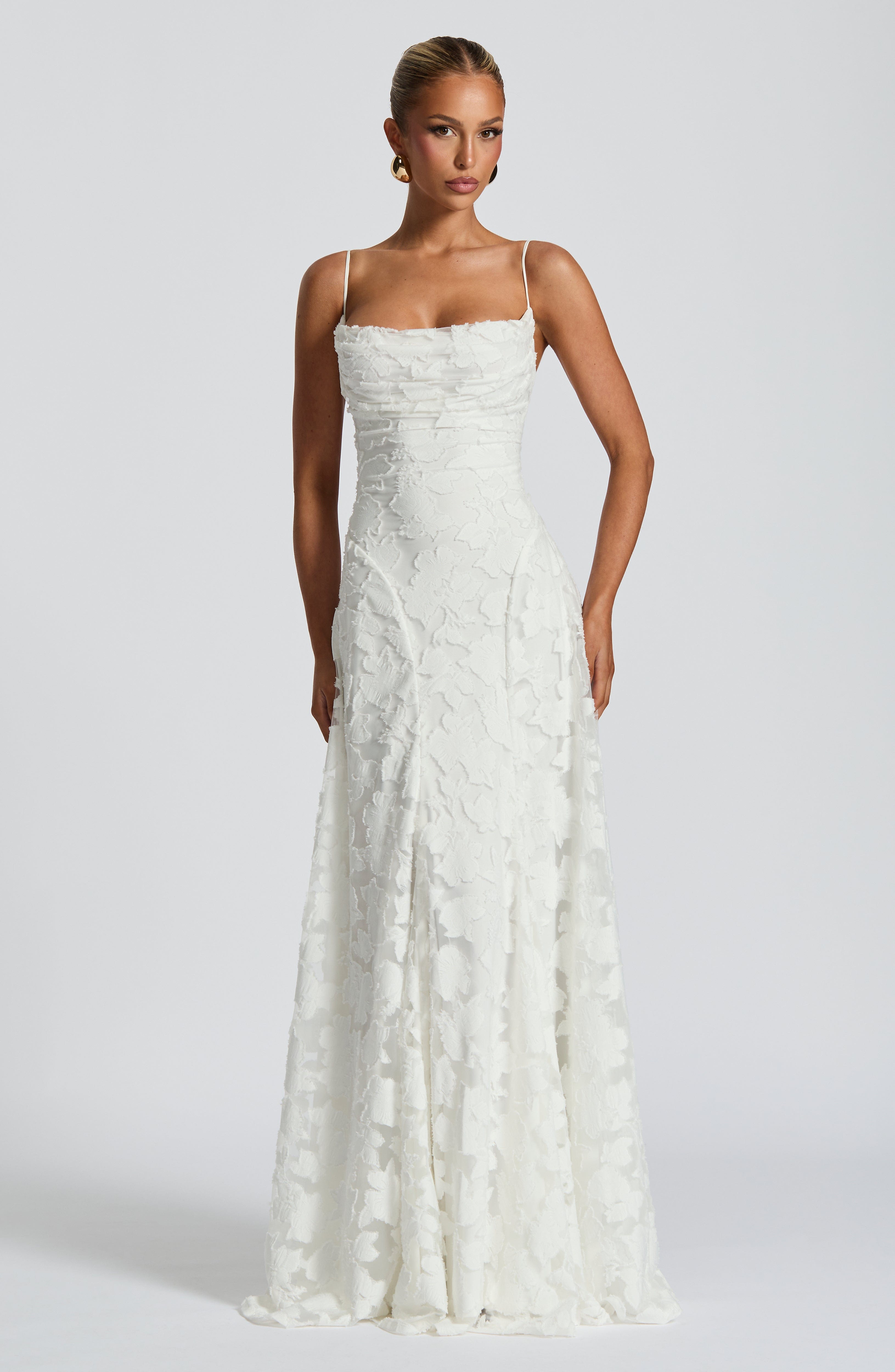 Hebe - Florales Maxikleid