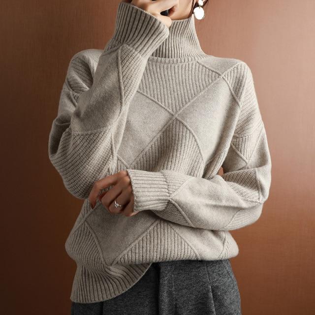 Cozy Rollkragenpullover