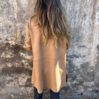 Sheila - Klassischer Mantel mit Kapuze in mittlerer Länge