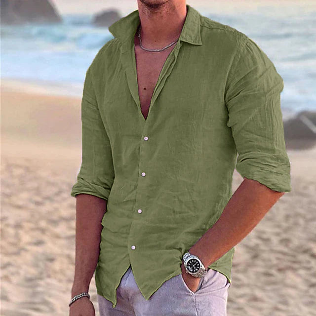 Zander | Herren Leinenhemd Hemd