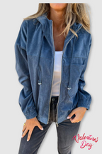 Audrey  - Lässige Jacke mit Kapuze